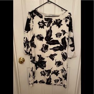 White and Black Dress